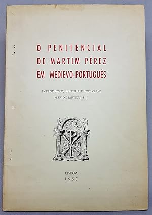 O PENITENCIAL DE MARTIN PEREZ EM MEDIEVO-PORTUGUES