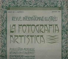 La fotografia Artistica. Rivista internazionale illustrata (4 riviste)