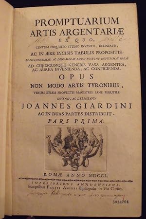 Promptuarium artis argentariæ: ex quo, centum exquisito studio inventis, delineatis, ac in ære in...