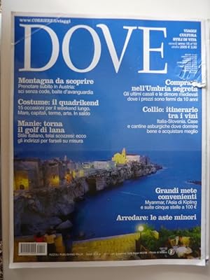 "DOVE - Viaggi, Cultura, Stili di Vita - Mensile Anno 15 n.° 10 Ottobre 2005"