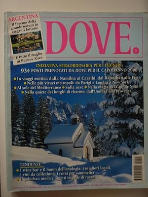 "DOVE - Mensile Anno 9 n.° 11 Novembre 1999"
