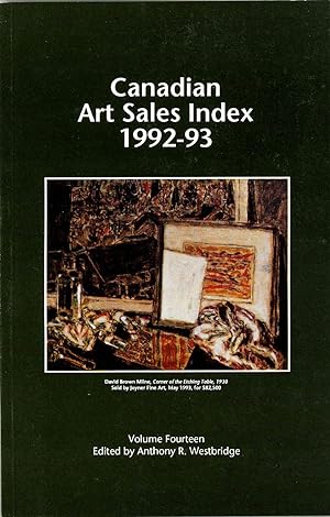 Canadian Art Sales Index 1992-93