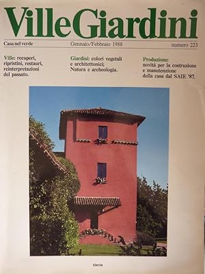 "VILLE E GIARDINI Case nel Verde GENNAIO / FEBBRAIO 1988 n.° 223"
