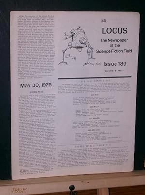 Locus, The Newspaper of the Science Fiction Field #189