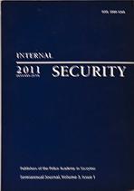 Internal Security Journal, Jan-June 2011, July-December 2011 (two issues)