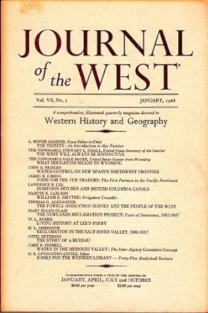 Journal Of The West Vol.Vii, No.1 January, 1968
