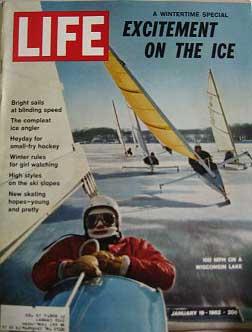 Life Magazine January 19, 1962 -- Cover: Iceboating