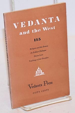 Religion and the Drama. [In Vedanta and the West No. 115, Sept-Oct. 1955]