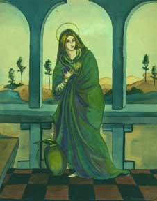The Virgin Mary.