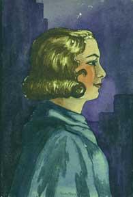 Untitled (Woman in Profile).