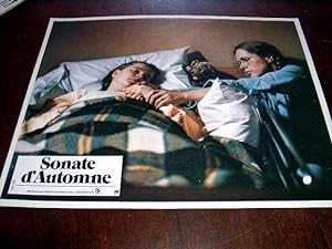 SONATE D'AUTOMNE. Affiche d'exploitation. Un film de Ingmar Bergman.Avec Liv Ullmann, Ingrid Berg...