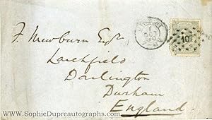 Fascinating series of 27 Autograph Letters Signed to Frank F. Mewburn, (Walter William, 1848-1933...