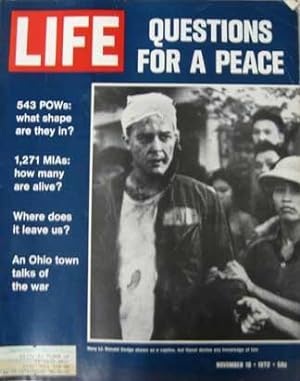 Life Magazine November 10, 1972 -- Cover: POW Navy Lt. Ronald Dodge
