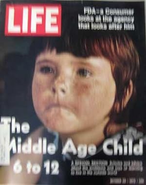 Life Magazine October 20, 1972 -- Cover: The Middle Age Child 6-12