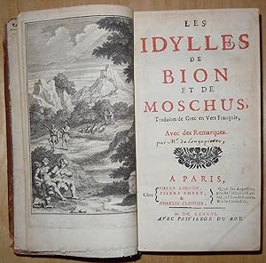 Les Idylles De Bion et De Moschus & Idylles (2 Vols. Bound in 1)