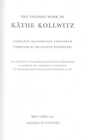 THE GRAPHIC WORK OF KATHE KOLLWITZ