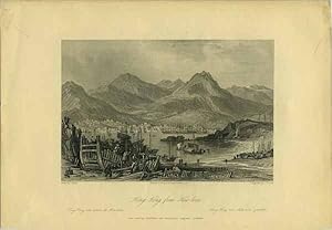 Hong-Kong from Kow-loon, steel engraving