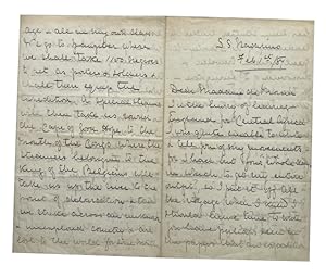 Three Autograph Letters, signed, to Madame Emilie de Morier (née Naville)
