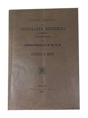 Contestacion al cuestionario formulado por la delegacion en Madrid en 24 de junio de 1891