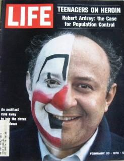 Life Magazine February 20, 1970 -- Cover: Clown College Student