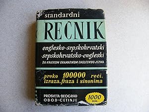 English Serbocroation Dictionary. Englesko Srpskohrvatski Recnik