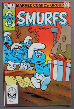 SMURFS By Peyo - ( color Marvel Pub. Comic Book) With Smurf, Smurfette, & Gargamel! Issue #3 - "M...