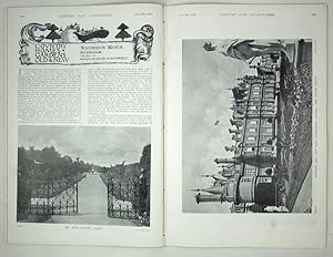 Original Issue of Country Life Magazine Dated August 20th 1898, with a Main Feature on Waddesdon ...