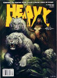 Heavy Metal November 2005 Vol 29 No 5 FEATURING THE GRAPHIC NOVEL, CLAUS & SIMON: KINGS OF ESCAPE
