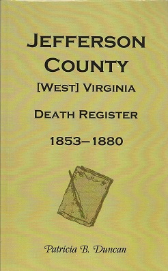 Jefferson County, Virginia/West Virginia, Death Records, 1853-1880