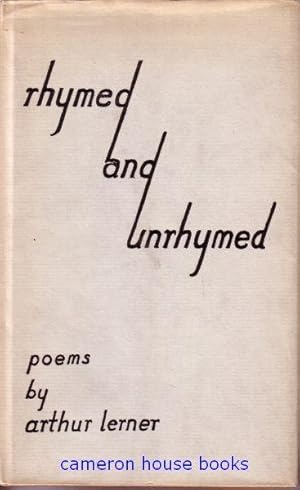 Rhymed and Unrhymed. Poems