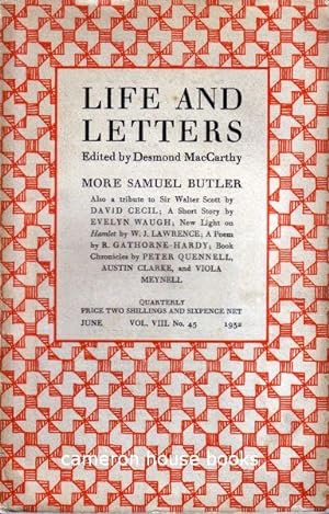 Seth [Short story, 39pp] in Life and Letters, edited by Desmond MacCarthy