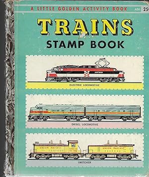 Trains Stamp Book (A Little Golden Activity book)