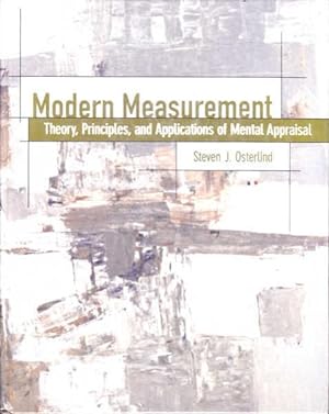 Modern Measurement: Theory, Principles, And Applications Of Mental Appraisal