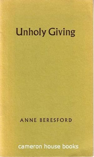 Unholy Giving [Poems]