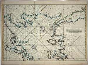 [Carte de la Mer Mediterranee en Douze Feuilles:] XIIe Feuille. Avec Privilege du Roy a Marseille...