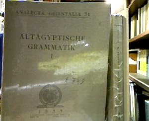 Altägyptische Grammatik. 2 Bände / Register der Zitate. Bearbeitet von Rolf Gundlach u. Barbara S...