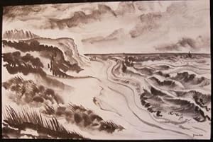 Cliffs and the Pacific in Winter.