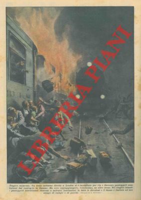 Treno notturno diretto a Londra si incendia per via e duecento passeggeri balzano dal convoglio i...