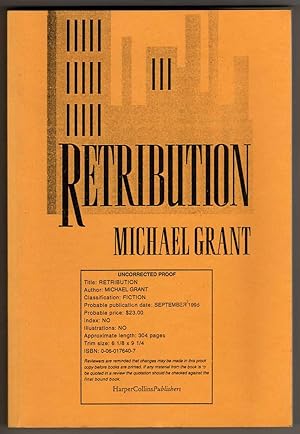 Retribution [COLLECTIBLE UNCORRECTED PROOF COPY]