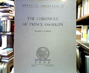 The Chronicle of Prince Osorkon. (= Analecta Orientalia, 37).