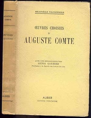 Oeuvres choisies d'Auguste Comte