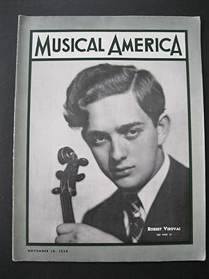 MUSICAL AMERICA November 10, 1938