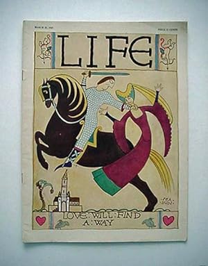 Life Magazine - March 22, 1923 Issue. Charles Dana Gibson, Pres.ed.; Cover By Rea Irvin