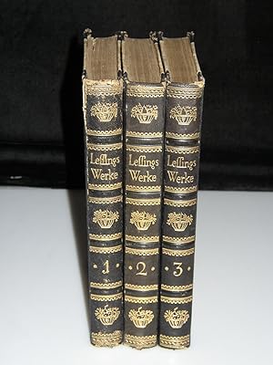 Gotthold Ephraim Lessing Gesammelte Werke (Collected Works) 3 Volume Set