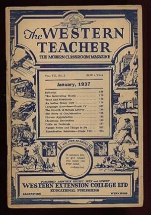 The Western Teacher: The Modern Classroom Magazine Vol. VII, No. 5 , January, 1937