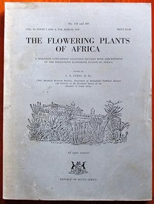 The Flowering Plants of Africa: Vol 40, Parts 3 and 4