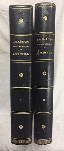 DRAMÁTICOS CONTEMPORÁNEOS A LOPE DE VEGA. (2 Tomos). Biblioteca de Autores Españoles. Colección e...