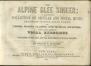 The Alpine Glee Singer: A Complete Collection of Secular and Social Music, Arranged in Four Vocal...