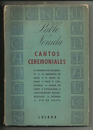 CANTOS CEREMONIALES