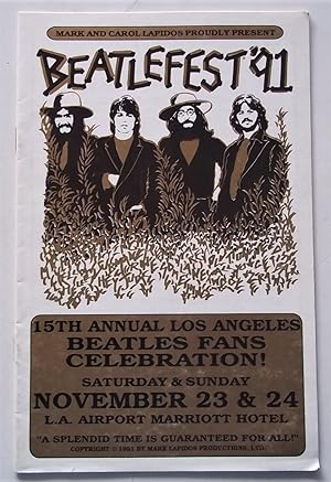 Beatlefest '91: 15th Annual Los Angeles Beatles Fans Celebration (1991 Convention Program)